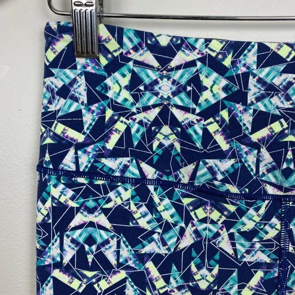 VSX Victoria Secret‎ Sport Capri Leggings Small Geometric Printed Stretch Yoga - Picture 4 of 9